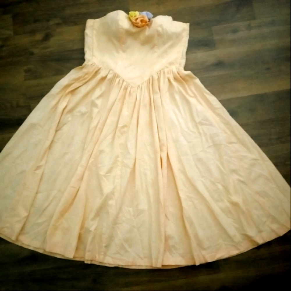 Vintage strapless dress